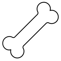 Dog bone Art vector illustration