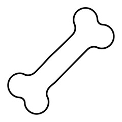 Dog bone Art vector illustration