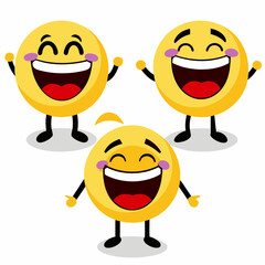 Emoji Art vector illustration