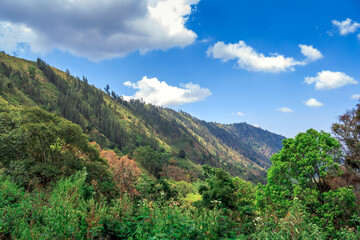 landscape with clouds