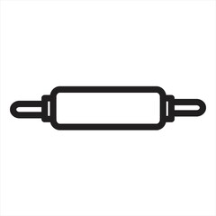 Rolling pin icon vector isolated