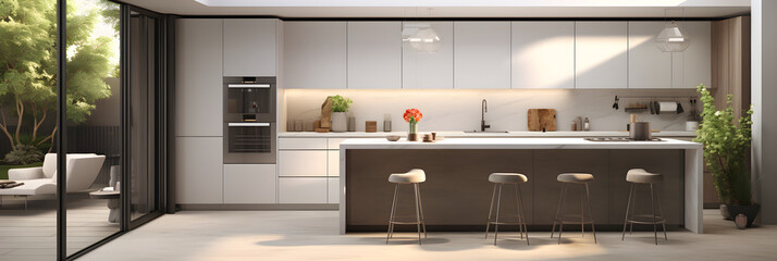 Contemporary GG Kitchen Design – Comfort and Style at its Best