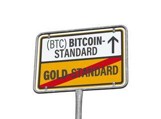 BITCOIN-STANDARD statt GOLD-STANDARD zum Aufbau eines gedeckten Währungssystems, freigestellt als PNG-Datei