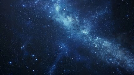 bioluminescent Milky Way galaxy, view from space, magic light, neon watercolor
