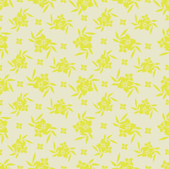 Textile and digital seamless floral vector design