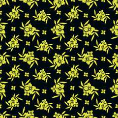 Textile and digital seamless floral vector design