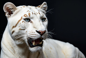 Leopardo albino