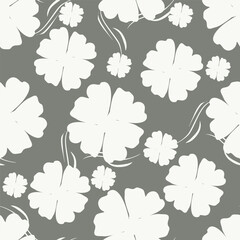 Textile and digital seamless floral vector design