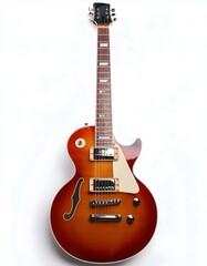 Fototapeta premium electric guitar isolated on white