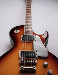 Fototapeta premium electric guitar close up