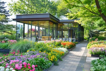 Fototapeta premium garden in the park