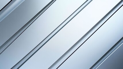 Fototapeta premium Abstract metallic background featuring sleek silver lines and polished surfaces, ideal for modern design and artistic projects.