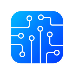 AI Chip or Circuit App Icon