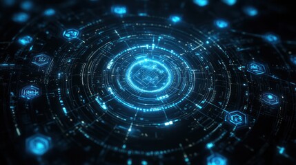 Obraz premium Abstract Digital Interface