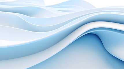 Fototapeta premium 3d rendering of white and blue abstract geometric background. Scene for advertising, technology, showcase, banner, game, sport, cosmetic, business, metaverse. Sci-Fi Illustration. Product display