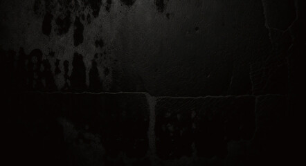 Fototapeta premium Black texture chalk board and black board background. stone concrete texture grunge backdrop background anthracite panorama. Panorama dark grey black slate background or texture. 