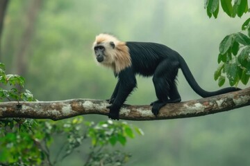 Fototapeta premium Monkey on Branch