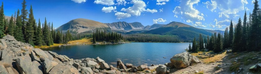 Mountain Lake Panorama