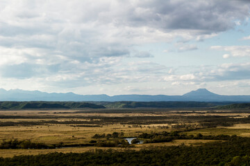 Fototapeta premium Beautiful scenery in Japan Panoramic view of the Kushiro Marsh