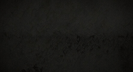 Naklejka premium Black texture chalk board and black board background. stone concrete texture grunge backdrop background anthracite panorama. Panorama dark grey black slate background or texture. 