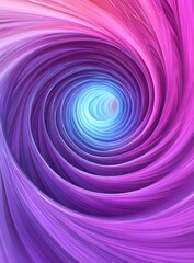 Abstract Purple and Blue Swirling Pattern