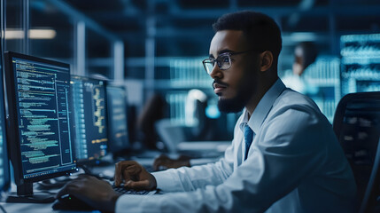 IT department resolving critical technical issues