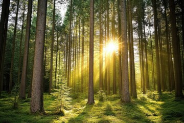 Obraz premium Sunlit Forest