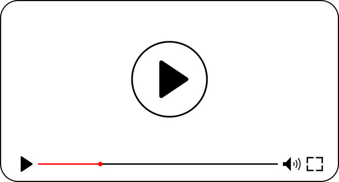 Multimedia video player template for online cinema