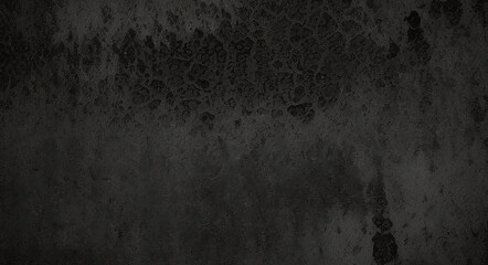 Obraz premium Fondo de hormigón con textura grunge negro oscuro. Panorama de fondo o textura de pizarra negra gris oscuro. Textura de hormigón negro vectorial. Fondo de pared de piedra. 