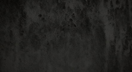 Fondo de hormigón con textura grunge negro oscuro. Panorama de fondo o textura de pizarra negra gris oscuro. Textura de hormigón negro vectorial. Fondo de pared de piedra.	