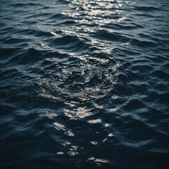 Fototapeta premium Liquid elegance revealed through a close-up look at beautiful patterns and textures of water