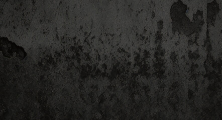 Fondo de hormigón con textura grunge negro oscuro. Panorama de fondo o textura de pizarra negra gris oscuro. Textura de hormigón negro vectorial. Fondo de pared de piedra.	