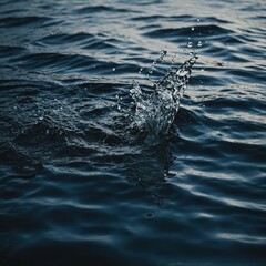 Peaceful river flowing through a sunlit meadow, with vibrant wildflowers and clear blue sky creating a picturesque and calming view