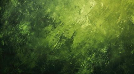 Grunge Green Textured Gradient Background with Abstract Brush Strokes – Organic Rugged and Chaotic Dark Light Green Detail Texture Backdrop Design for Creative Projects
