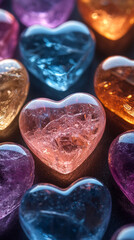 Naklejka premium candy hearts