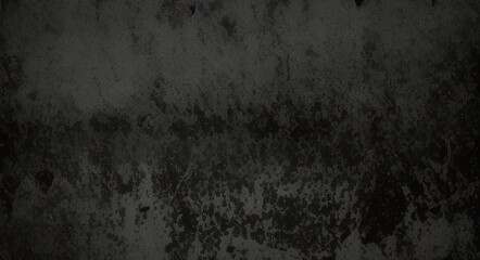 Obraz premium Fondo de hormigón con textura grunge negro oscuro. Panorama de fondo o textura de pizarra negra gris oscuro. Textura de hormigón negro vectorial. Fondo de pared de piedra. 
