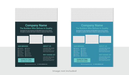 Creative Professional Construction Flyer