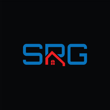 SRG Letter Logo Alphabet Design Icon Vector Symbol