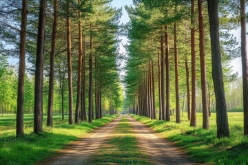 Obraz premium Peaceful Forest Path