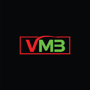 VMB letter logo design vector template