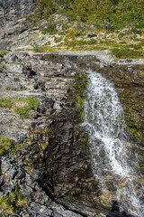 Waterfall in Lapland Finland