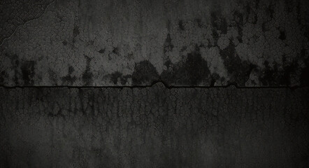 Obraz premium Abstrato fundo cinza escuro e preto com design 3D em camadas cortadas e espaço para texto 