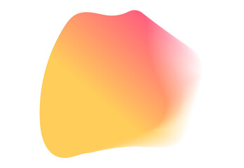 Vibrant liquid gradient style shapes