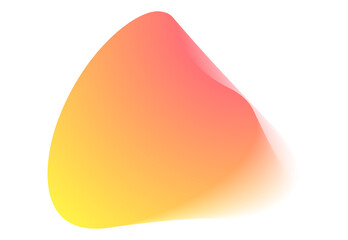 Vibrant liquid gradient style shapes