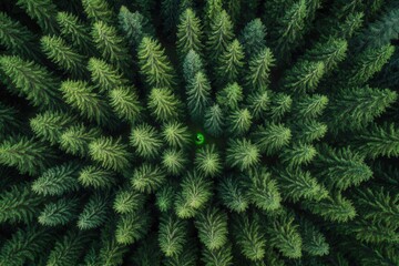 Forest Canopy Aerial View