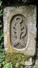 Fish Ichthys Hidden Message Christianity Religion Spiritual Symbol