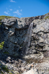 Waterfall in Lapland Finland