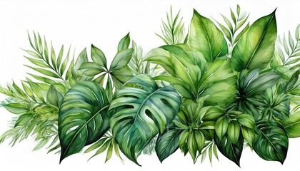 A vibrant illustration of lush green leaves, perfect for nature-themed projects, backgrounds, or eco-friendly designs.