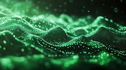 abstract wavy technology background