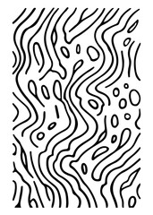 Hand drawn line background for decoration